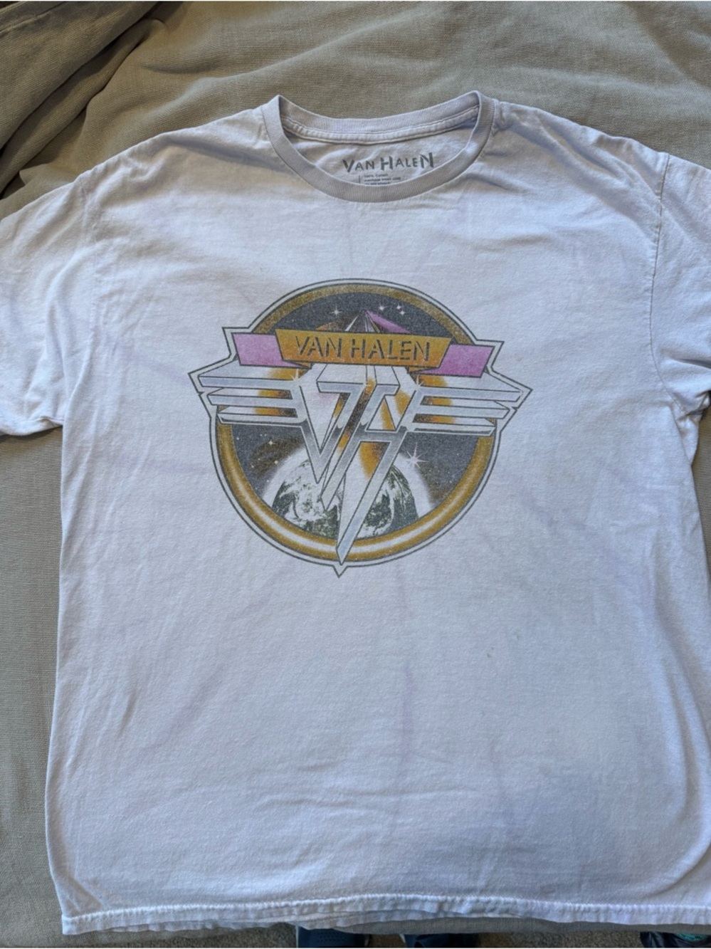 Van Halen 1984 World Tour Graphic Tee - Size S/M